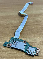 Б/У Дополнительная плата USB, Cardreader со шлейфом Acer CB5-571, DA0ZRFTHAC0