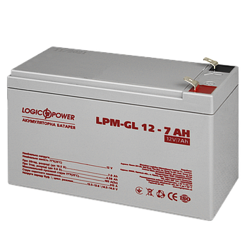 Акумуляторна батарея LogicPower LPM-GL 12V 7AH гель