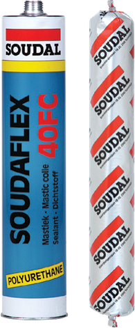 Швидкозастигаючий клей-герметик поліуретановий SOUDAFLEX 40FC, фото 1