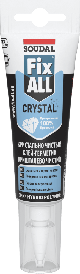 Клей-герметик 125 мл безбарвний для скла Fix all Crystal Soudal