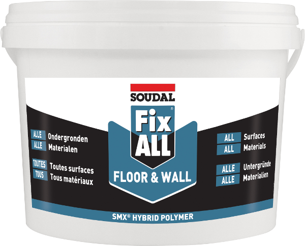 Клей герметик 4 кг білий Fix all Floor & Wall Soudal