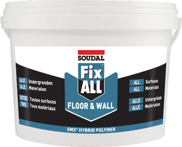 Клей герметик 4 кг білий Fix all Floor & Wall Soudal, фото 1
