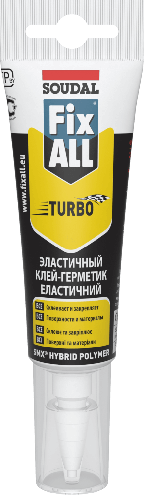 Клей герметик білий FIX ALL Turbo 125 мл