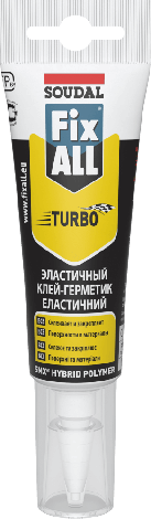 Клей герметик білий FIX ALL Turbo 125 мл, фото 1