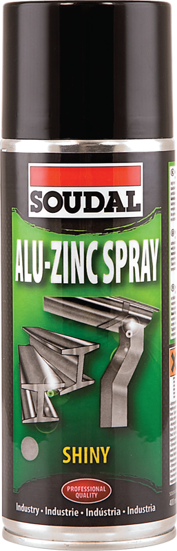 Антикорозійний аерозоль алюмінієво-цинковий 400 мл Alu-Zinc Spray Soudal