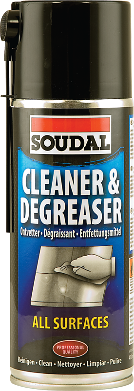 Аерозоль для очищення та знежирення поверхонь 400 мл безбарвний Cleaner & Degreaser