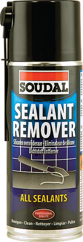 Аерозоль для видалення силіконових швів 400 мл світло-жовтий Sealant Remover, фото 1