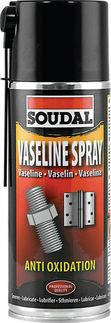 Герметизуючий аерозоль вазеліновий 400 мл безбарвний Vaseline Spray Soudal, фото 1