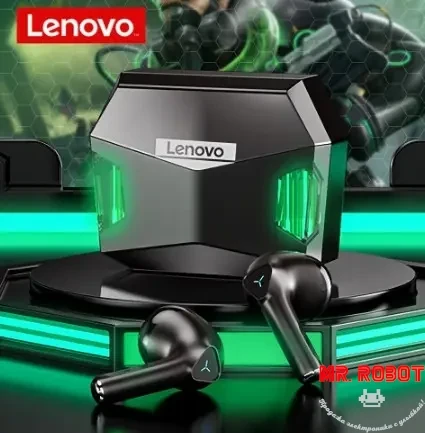 Lenovo GM5 Bluetooth Беспроводные Наушники, Водонепроницаемые, шумоподавление, TWS, микрофон, подсведка - фото 8 - id-p1710104978