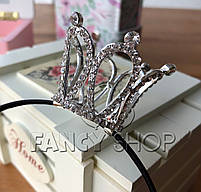 Обруч "Корона", срібна, велика, метал, Ободок "Корона", фото 3
