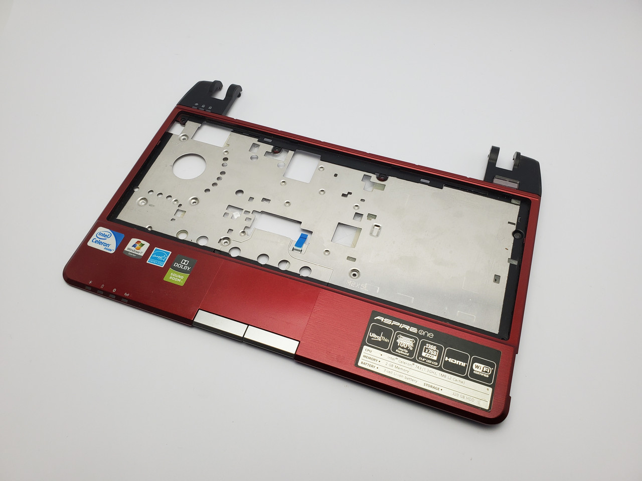 Верхній корпус acer aspire one 752-748rr сервісний оригінал з розборки, фото 1