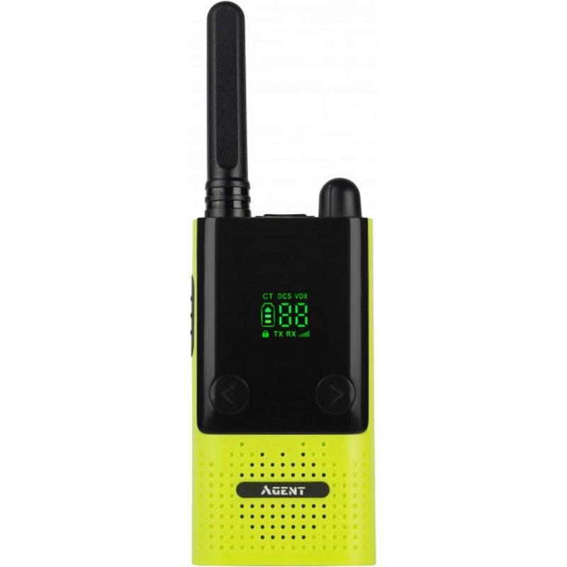 Рація Agent AR-T9 Lime (0.5W, PMR446, 446 MHz, до 10 км, 16 каналів, АКБ)