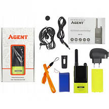 Рація Agent AR-T9 Lime (0.5W, PMR446, 446 MHz, до 10 км, 16 каналів, АКБ), фото 5