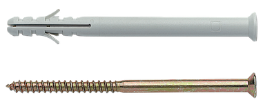 Дюбель фасадний нейлоновий із гвинтом із потайною головкою 6х60/20 APR-C