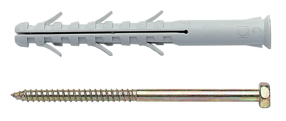 APS-H Анкер 8х60/5 нейлоновий з гвинтом і шестигранною головкою
