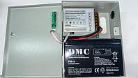 Импульсный блок бесперебойного питания UPS-3107 (12В/3А) + Аккумулятор DMC 12-9