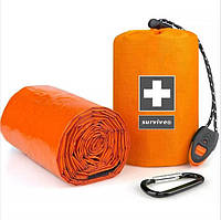 Термо аварийный спальный мешок SURVIVE для утепления в экстренных ситуациях