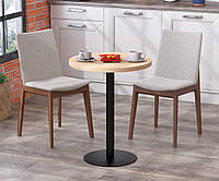 Обеденный круглый стол MebelProff BS-450-600, стол в гостиную, кухню, круглый столик