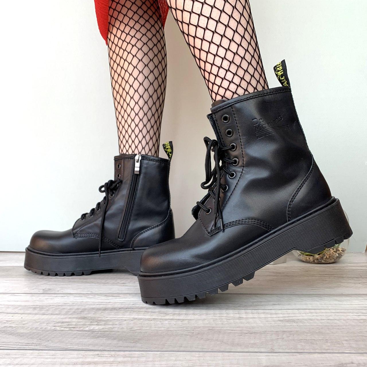 Черевики жіночі чорні демісезонні Dr.Martens JADON (04789)