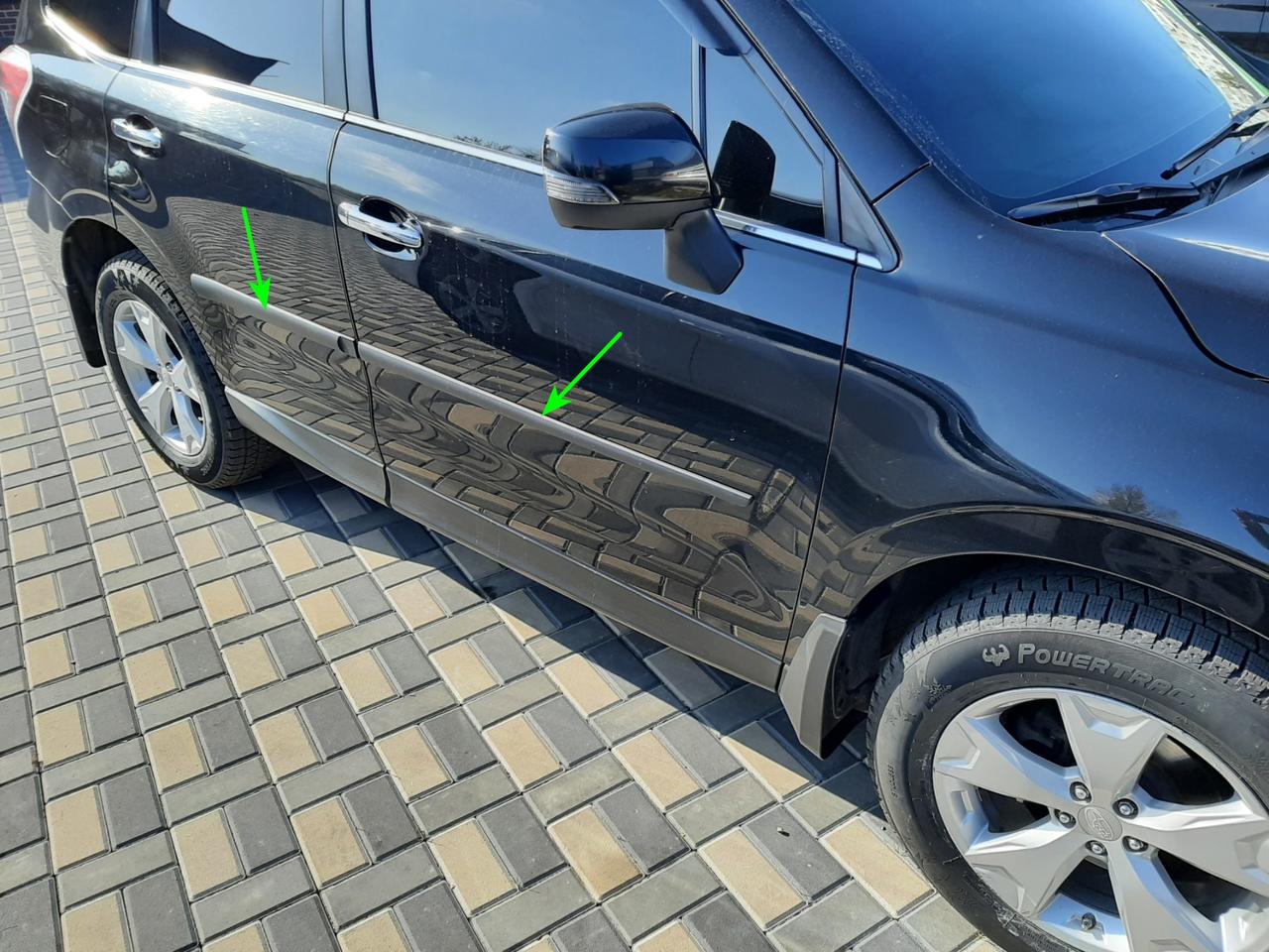 Молдинги на двери для Subaru Forester SJ 2012-2019, фото 2
