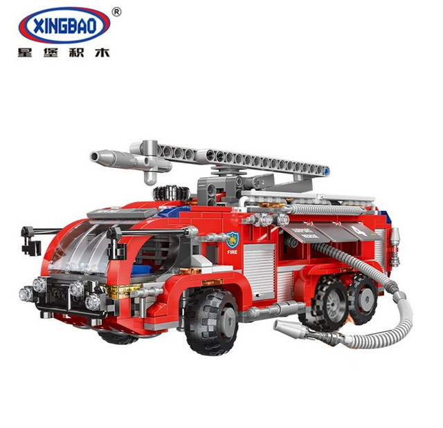 Конструктор Пожарная Машина с Подвижными Механизмами и Фигурками 767 ...