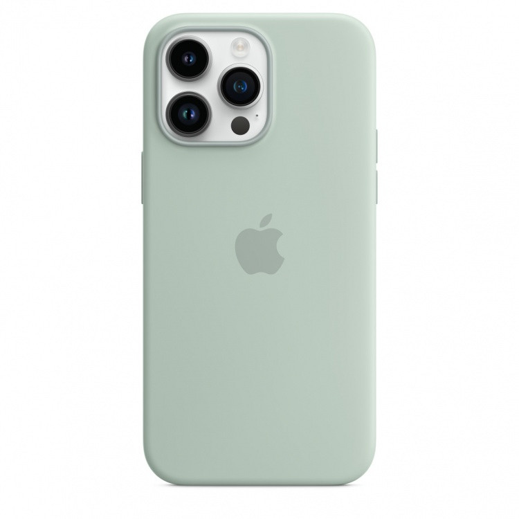 Чохол Silicone Case Premium з MagSafe для iPhone 14 Pro Max Succulent 82