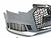 Передній бампер Audi A3 8V / S3 8 V (16-20) седан тюнінг обвіс стиль RS3 рестайл, фото 3