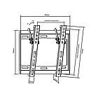 Кріплення для телевізора Brateck LP34-22T, фото 2