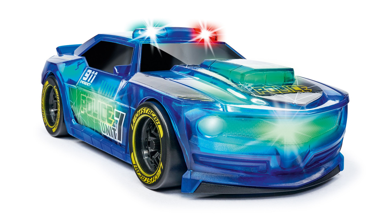 Скоростной автомобиль Dickie Toys Вспышки света Полиция с изменением цвета, зв. и св. эфф. 20см (3763001) - фото 6 - id-p1710132971