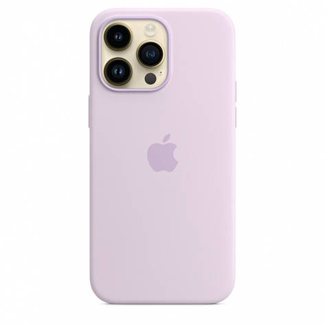 Чохол Silicone Case Premium для iPhone 14 Pro Max Lilac, фото 1