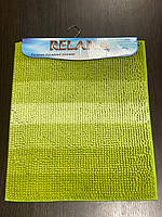 Килимок для ванної кімнати "Макарони" 60*50 см Салатовий