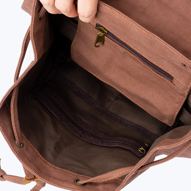 Фото рюкзак чоловічий Augur міський вінтажний коричневий