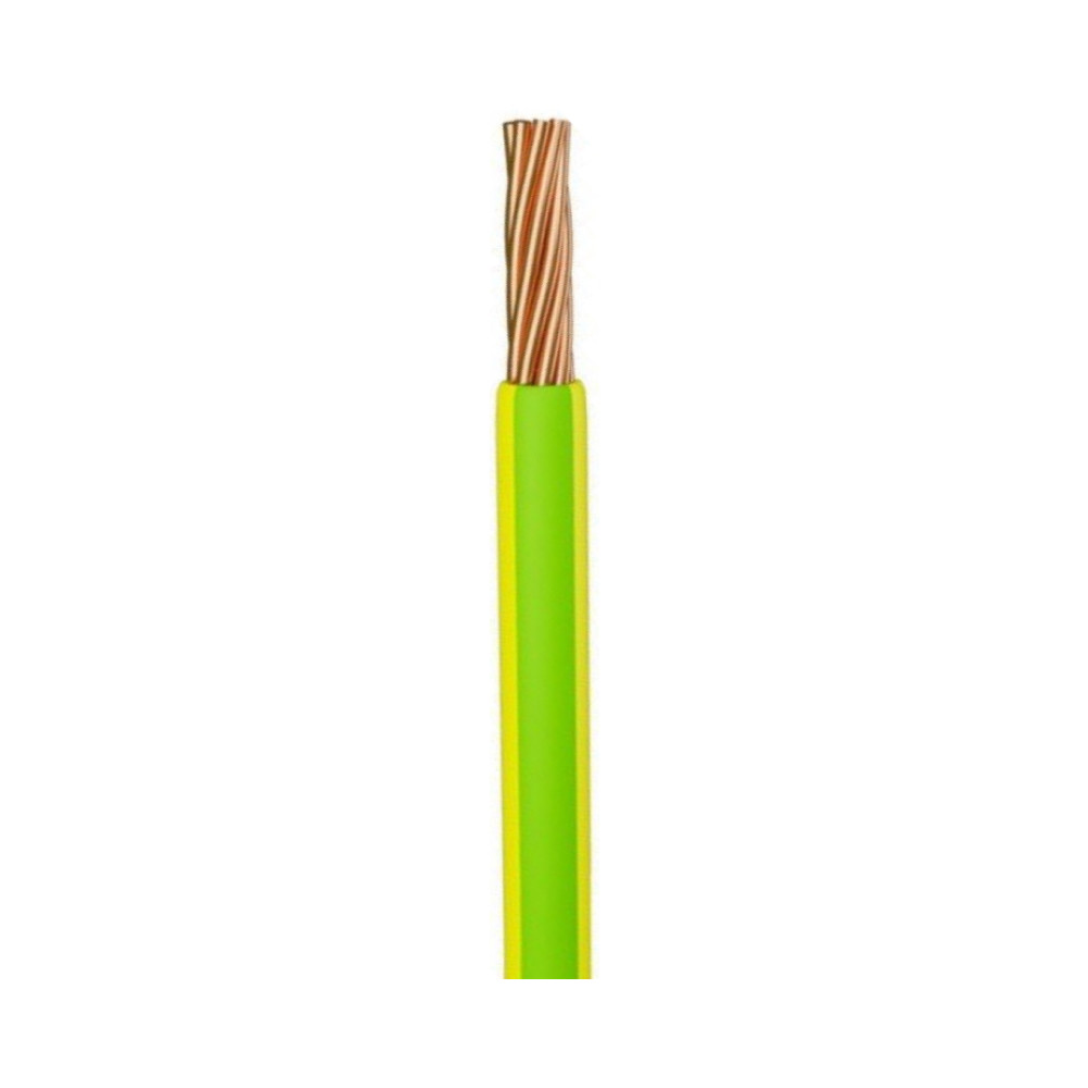 Провід NKT (LGY) H07V-K ПВ-3 1х4  жовто-зелений (NKT) yellow-green