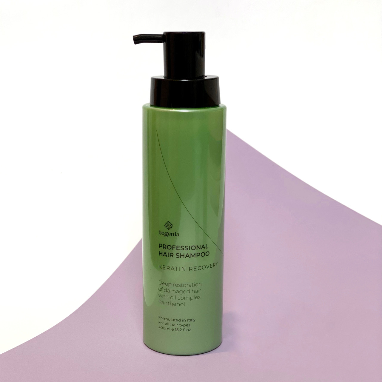 Професійний безсульфатний шампунь для волосся "Кератинове відновлення з пантенолом" Bogenia, фото 1