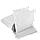 Паперовий пакет куточок білий жиростійкий 140х140 мм, фото 2