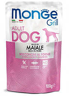 Monge (Монж) Dog Grill Pork влажный беззерновой корм для собак с курица и свининой 100 г
