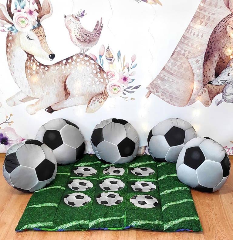 Додатковий килимок Футбол 110 см * 110 см, фото 1