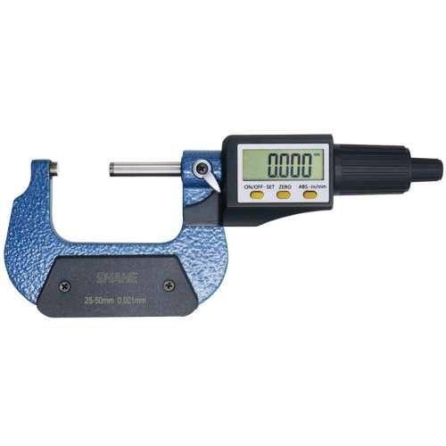 Мікрометр цифровий (25-50 мм/0,001мм) PROTESTER 5202-50, фото 1