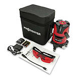 Лазерний рівень 2 лінії 1H/1V (червоний промінь) PROTESTER LL602R, фото 2