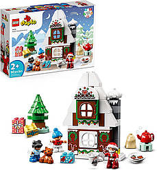 Новорічний набір Лего Дупло Пряничний будиночок Санти Lego Duplo 10976