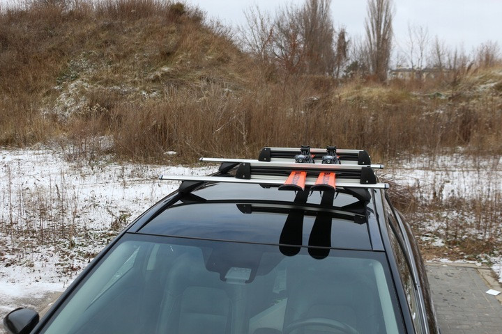 Багажник для перевозки лыж и сноубордов Amos Ski Lock 5 алюминиевый серый - фото 5 - id-p556621214