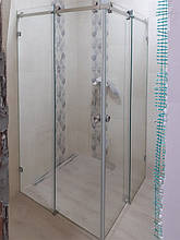 Душові кабіни зі скла з розсувними дверима 1200х1200х2000