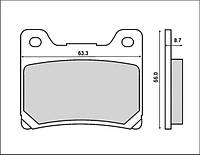Гальмівні колодки YAMAHA TZR, FZR 600, YZF 600, FZ 750, XV 750, YZF 750, TDM 850,XJ 900, FZR 1000, XV 1100, VM