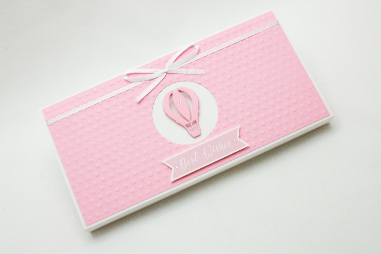 Gift box Dreamer розовый Конверт для денег на крестины, день рожденя для девочек - фото 1 - id-p1710165478