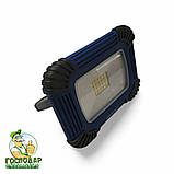 Світлодіодний LED прожектор GTV, 10W, 6400K, IP54, з акумулятором, функція Power Bank, фото 3