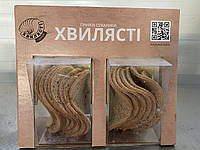 Сухари - гренки пшенично-ржаные "Хвилясті" со вкусом паприки 0,900 гр