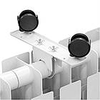 Обігрівач масляний алюмінієвий Gladiator HYBRID 12 секцій, термостат, компл. роликів, фото 5