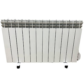 Обігрівач масляний алюмінієвий Gladiator HYBRID 12 секцій, термостат 2000Вт  Wi-Fi, компл. роликів