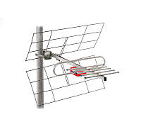 Антена зовнішнього типу Energy T2 0.5 м 6+8 ел. з підсилювачем (05_6_8_U)