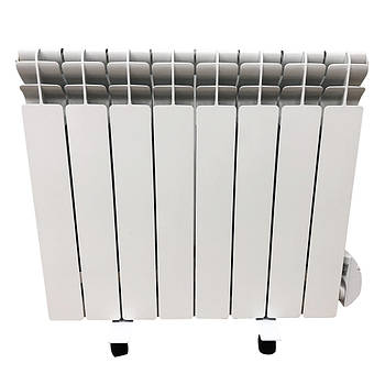 Обігрівач масляний алюмінієвий Gladiator HYBRID 8 секцій, термостат 1200Вт Wi-Fi, компл. роликів